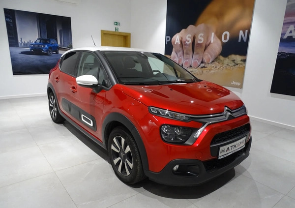 Citroen C3 cena 78900 przebieg: 11500, rok produkcji 2022 z Siechnice małe 92